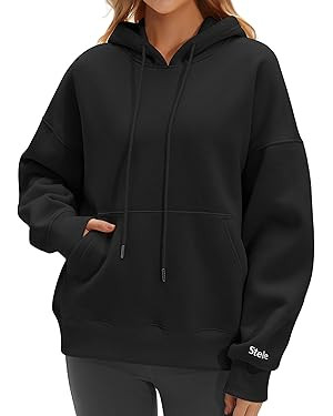 STELLE Womens Oversized Hoodies Fleece Sweatshirts Fall Fashion 2026 Pullover Sweaters Winter Clo... | Amazon (US)