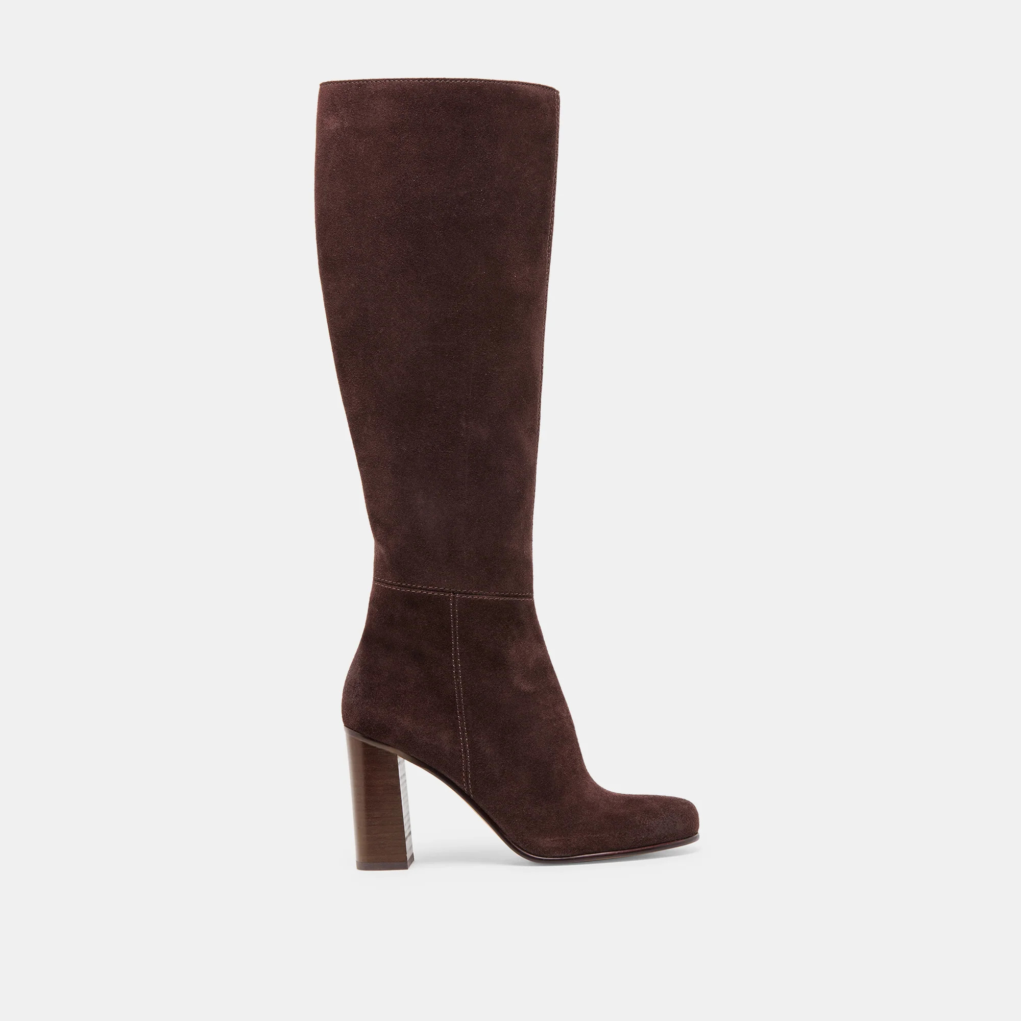 Hudsin Mahogany Suede Boots | Dolce Vita | DolceVita.com