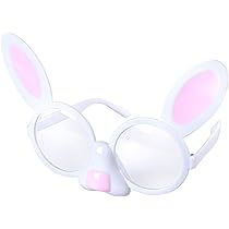 BESTOYARD Bunny Glasses Rabbit Sunglasses Easter Glasses Rabbit Ear Sunglasses Novelty Decoration fo | Amazon (US)