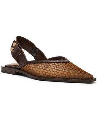 Women's Shay-Mesh Slingback Pointed Toe Flats | Macy's