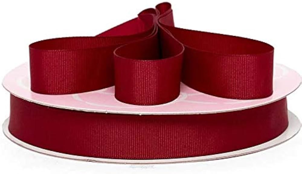 Scarlet Grosgrain Ribbon 7/8" X 50 Yards | Amazon (US)