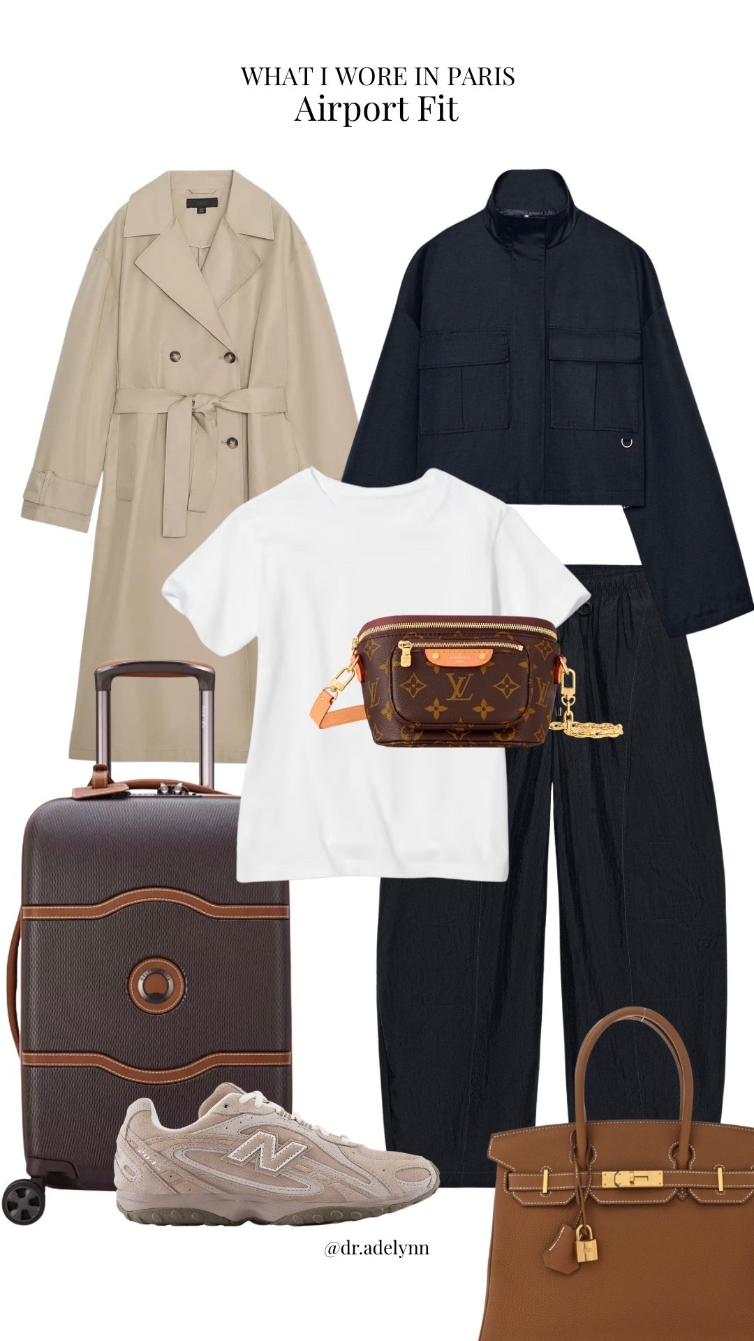 Airport outfit to Paris ✈️

Top: white tee @uniqlousa 
Pants black jacket & trench: @zara 
Sneakers: @newbalance 

#airportoutfit #paristrip #ootd #airportfitcheck #outfitdetails

#LTKTravel #LTKootd #LTKgrwm