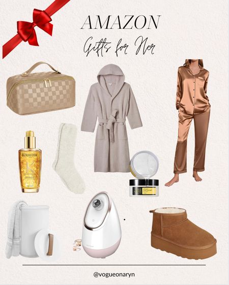Amazon gifts for her , amazon gift ideas , Chris gifts , amazon beauty , loungewear 

#LTKfindsunder50 #LTKGiftGuide #LTKHoliday