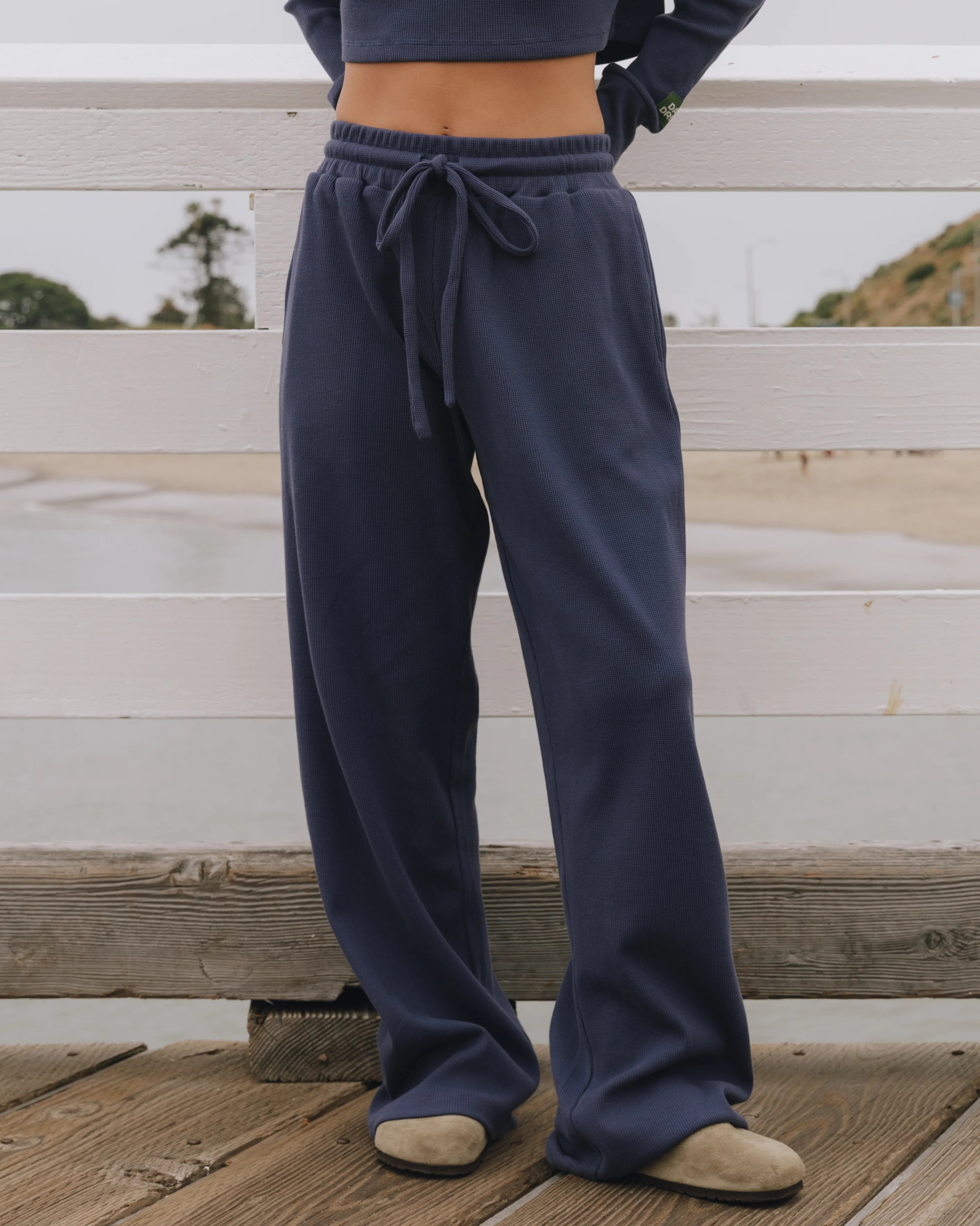 Thermal Resort Pants - Navy | Daily Drills