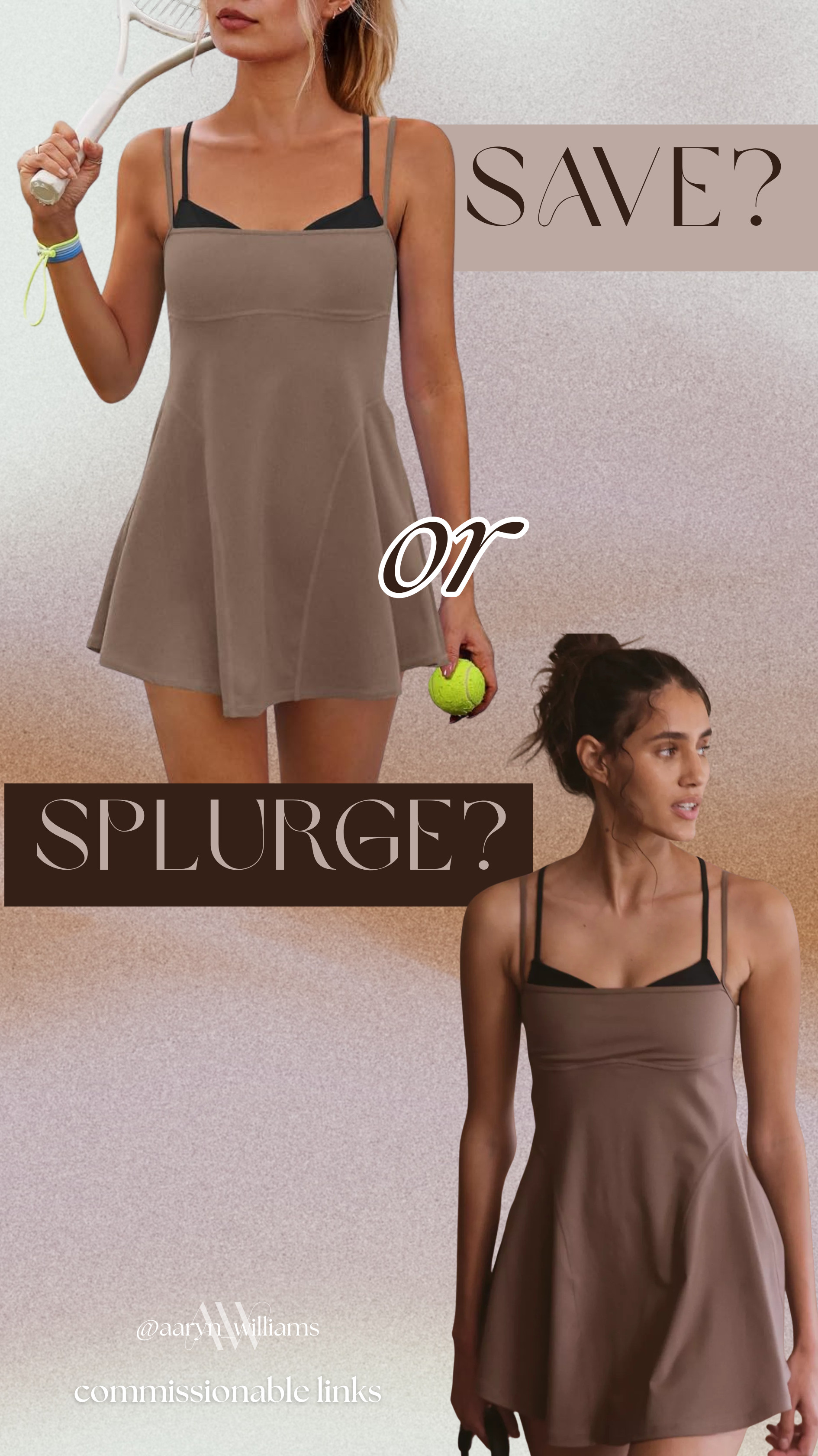 The viral Free People Movement dress... but is the splurge worth it? 👀 I found a lookalike for a fraction of the price and put them side by side so you can decide. Whether you're team save or team splurge, I've linked both for you!

#freepeople #freepeoplemovement #amazonfashion #dupe #saveorsplurge #athleisure #tennisdress #activewear #ltkfashion #affiliate
 

 