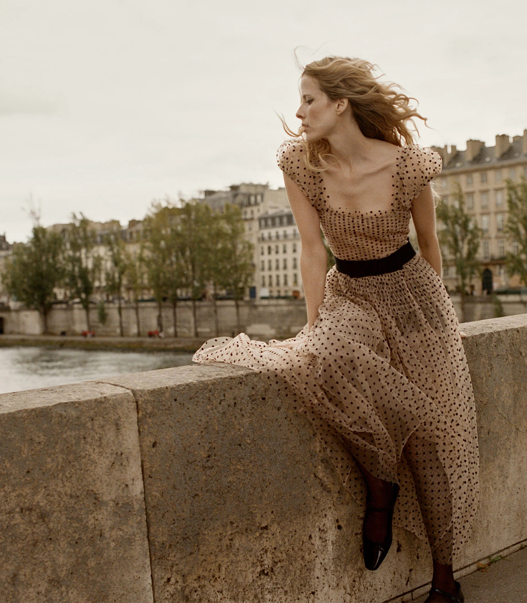 Pamelina Dress - Cream | DÔEN | DOEN