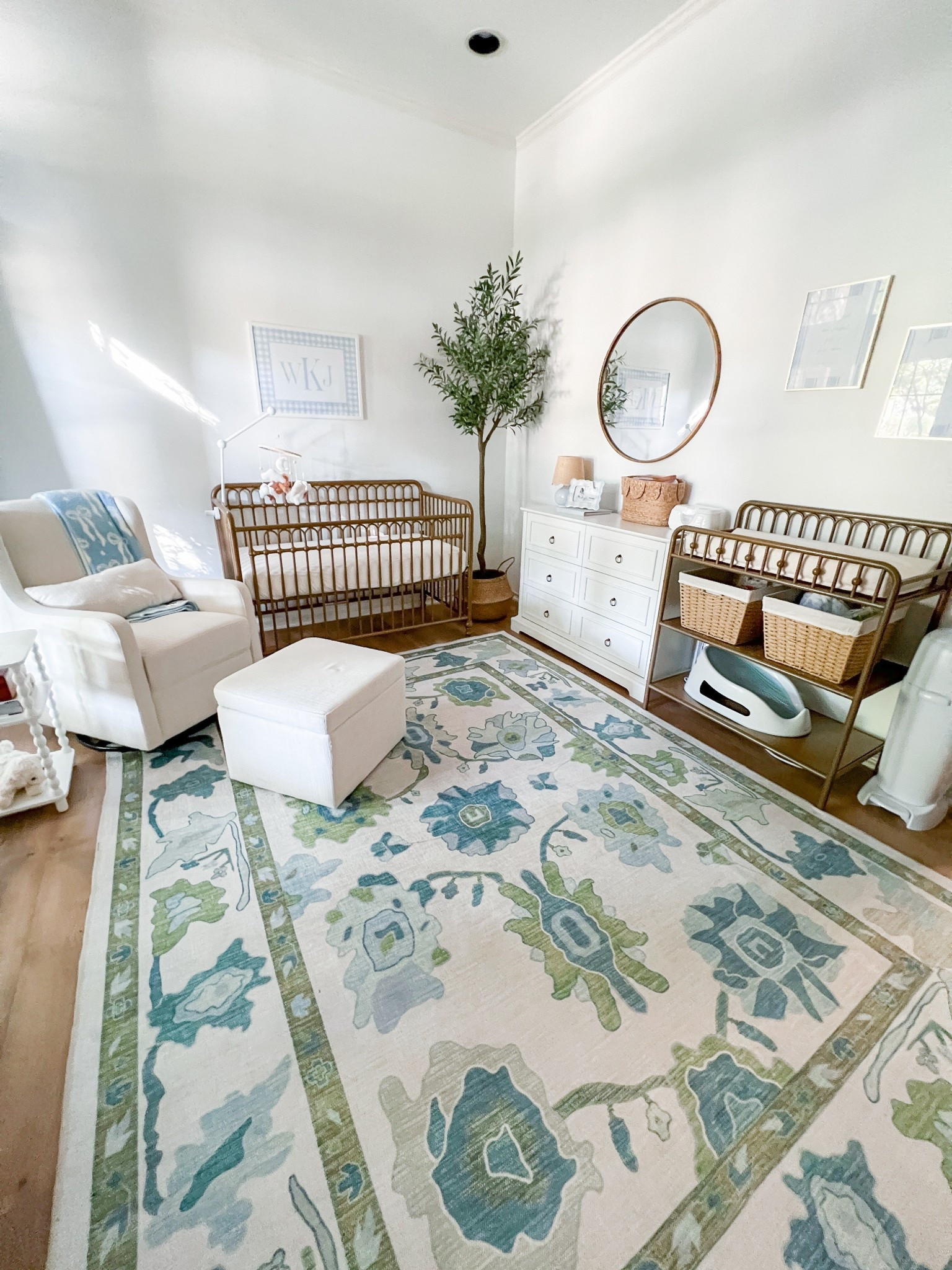 Oushak rugs are 25% off! 30% off if you purchase 2, and buy 3 or more and get 50% off!! 

Grandmillennial nursery, Grandmillennial home decor, Grandmillennial rug, baby boy room, baby boy nursery 

#LTKHome #LTKBaby
