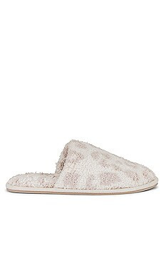 Barefoot Dreams CozyChic Barefoot In The Wild Slipper in Cream & Stone from Revolve.com | Revolve Clothing (Global)