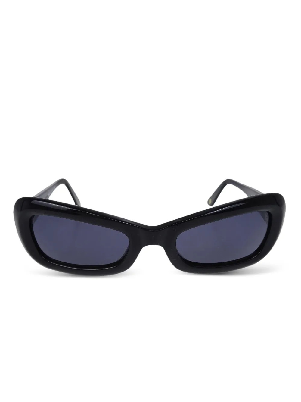 CHANEL Pre-Owned 1990 - 2000s rectangle-frame Sunglasses  | Black | FARFETCH UK | Farfetch Global