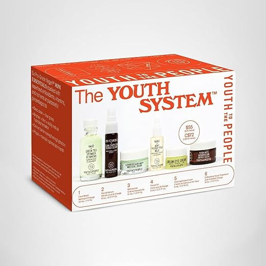 Youth To The People Youth System Set, 6-Pc Superfood Antioxidant Skincare Giftset, Mini Travel Cl... | Amazon (US)