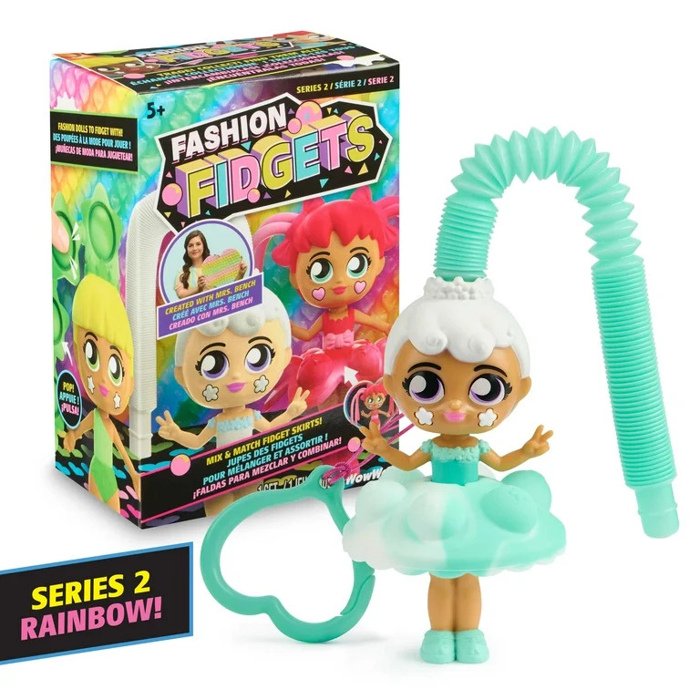Fashion Fidgets Series 2 Rainbow Collectible Fidget Doll by WowWee, Ages 5+ | Walmart (US)
