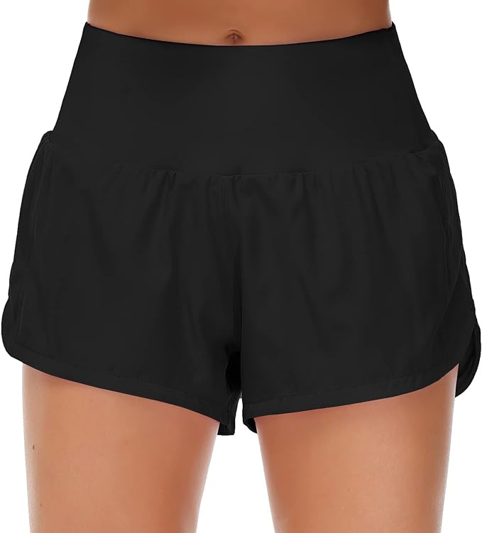 Origiwish High Waisted Running Shorts Athletic Workout Shorts | Amazon (US)