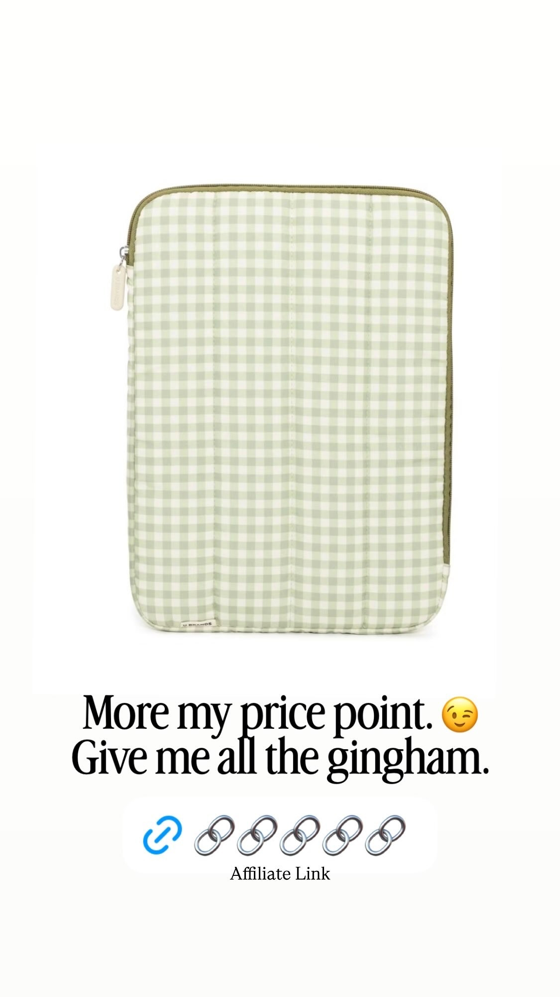 More my price point. 😉 Give me all the gingham. Affiliate Link