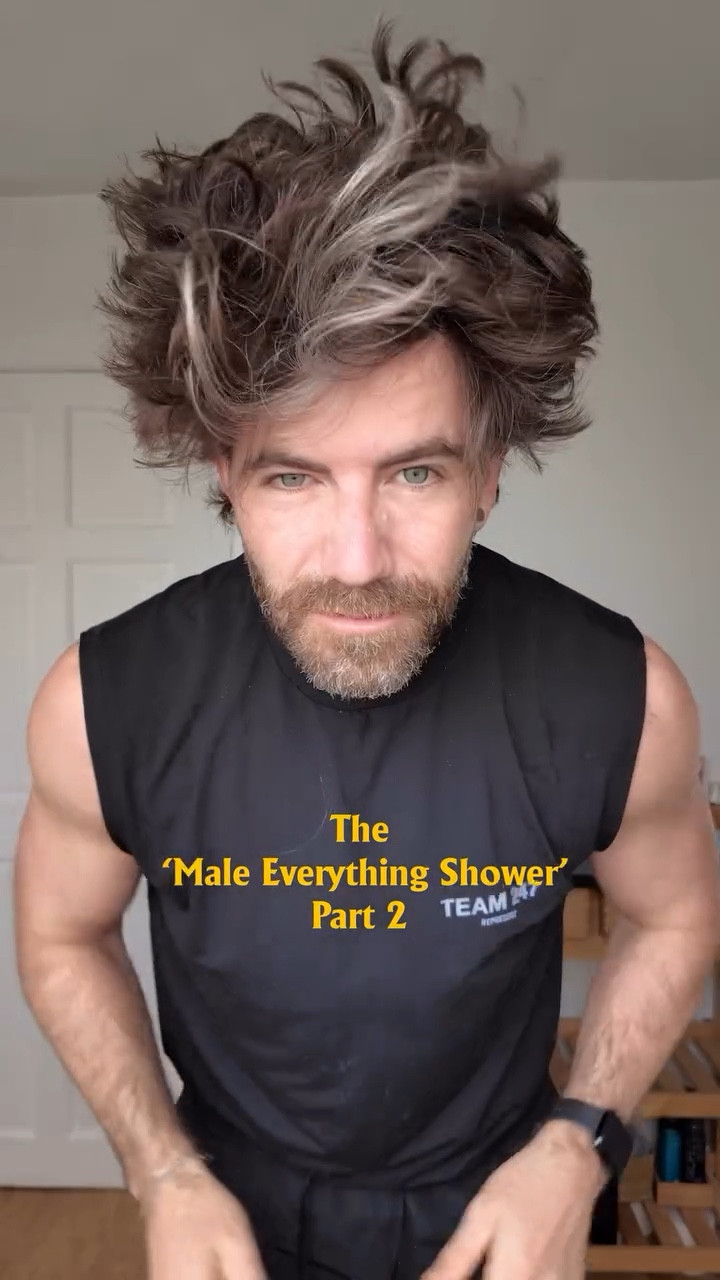 The male everything shower. Part 2