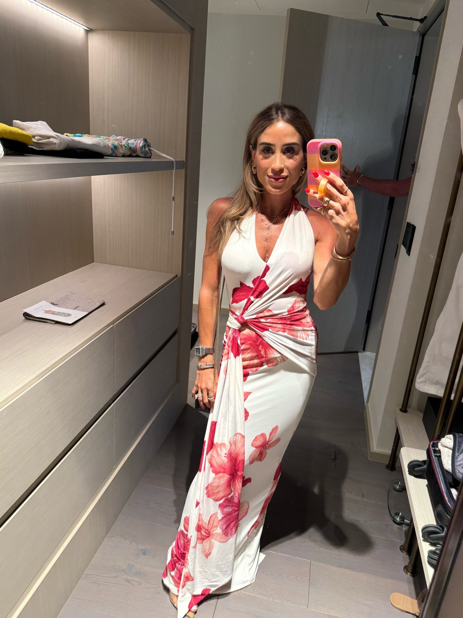 This draped maxi dress is so flattering and fits like a glove! Wearing xs

#LTKPetite #LTKSeasonal