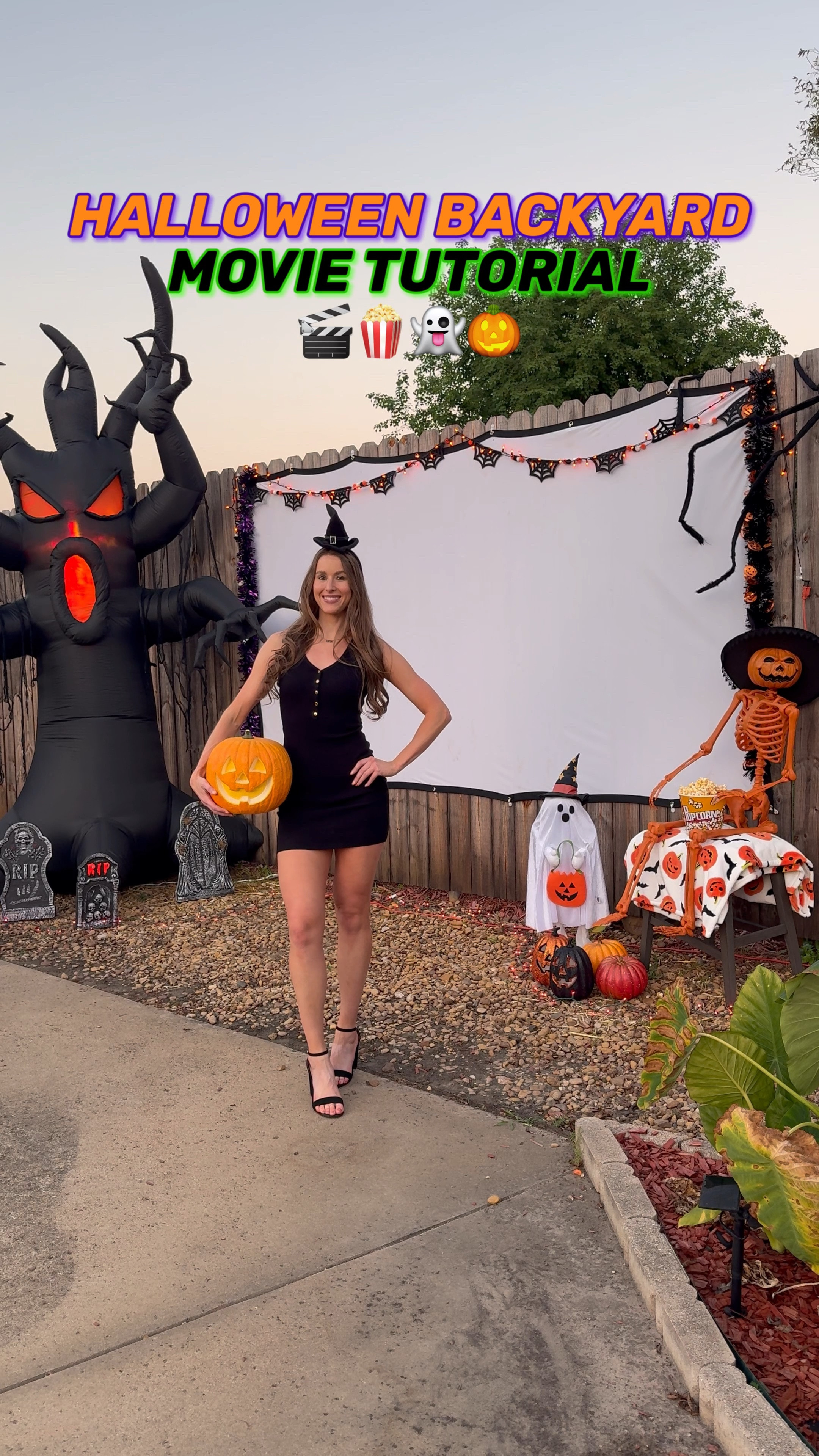 Halloween movie night. Movie night. Backyard movie night. Backyard movie theater. Movie projector. Halloween movies. Scary movie night. Spooky season. Spooky movies. Home movie theater. 

#LTKSeasonal #LTKVideo #LTKHalloween