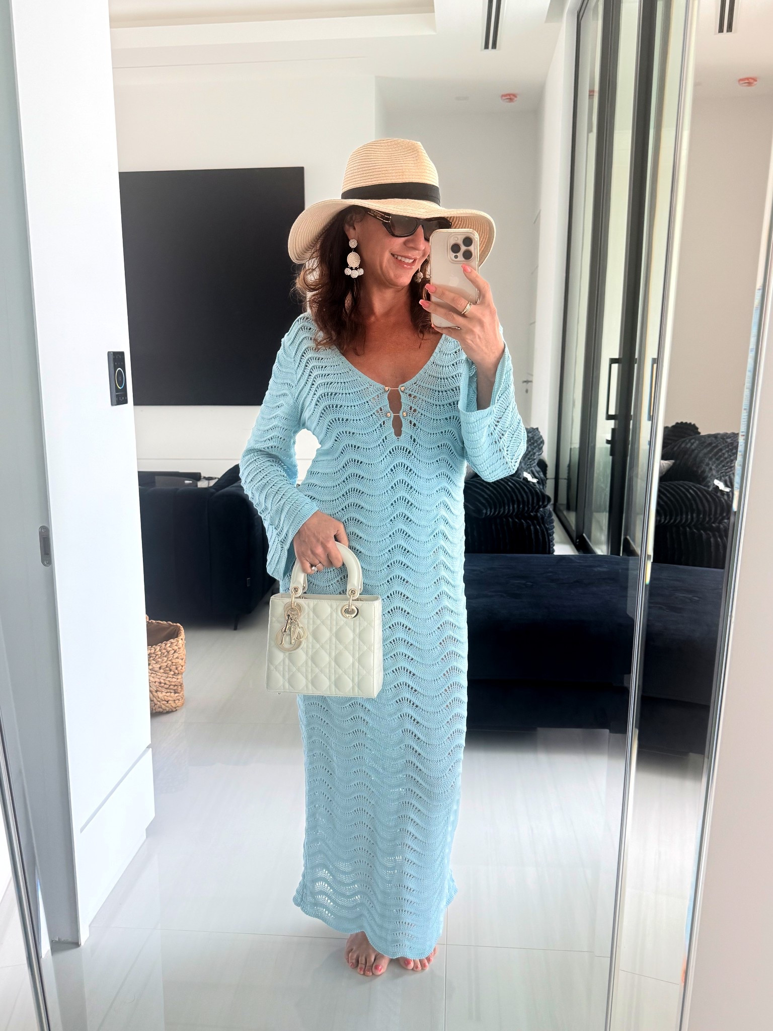 The prettiest baby blue cover up! The essential is a must pack for that beach vacation.

Resortwear
Swimwear
Pool party

@Chicwish 

#LTKOver40 #LTKSwim #LTKTravel