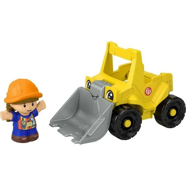 Fisher-Price Little People Bulldozer Construction Toy & Figure Set for Toddlers, 2 Pieces | Walmart (CA)