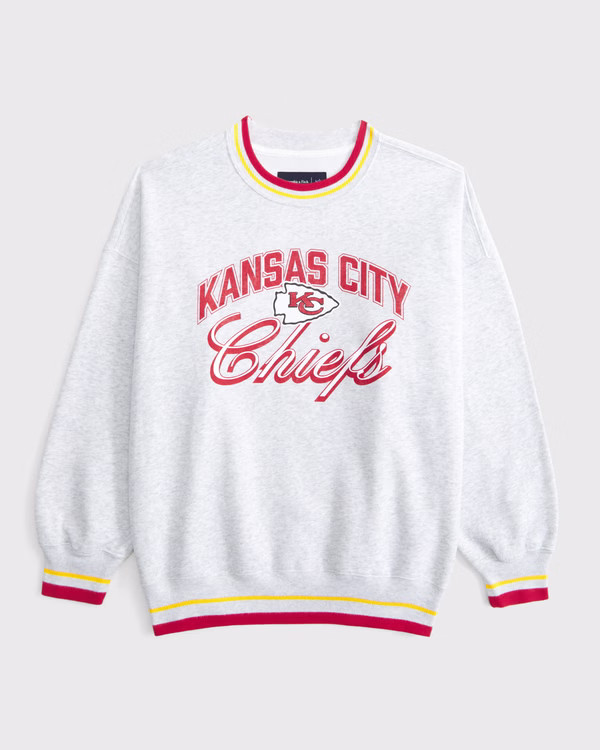 Women's Kansas City Chiefs  Sunday Crew | Women's Tops | Abercrombie.com | Abercrombie & Fitch (US)