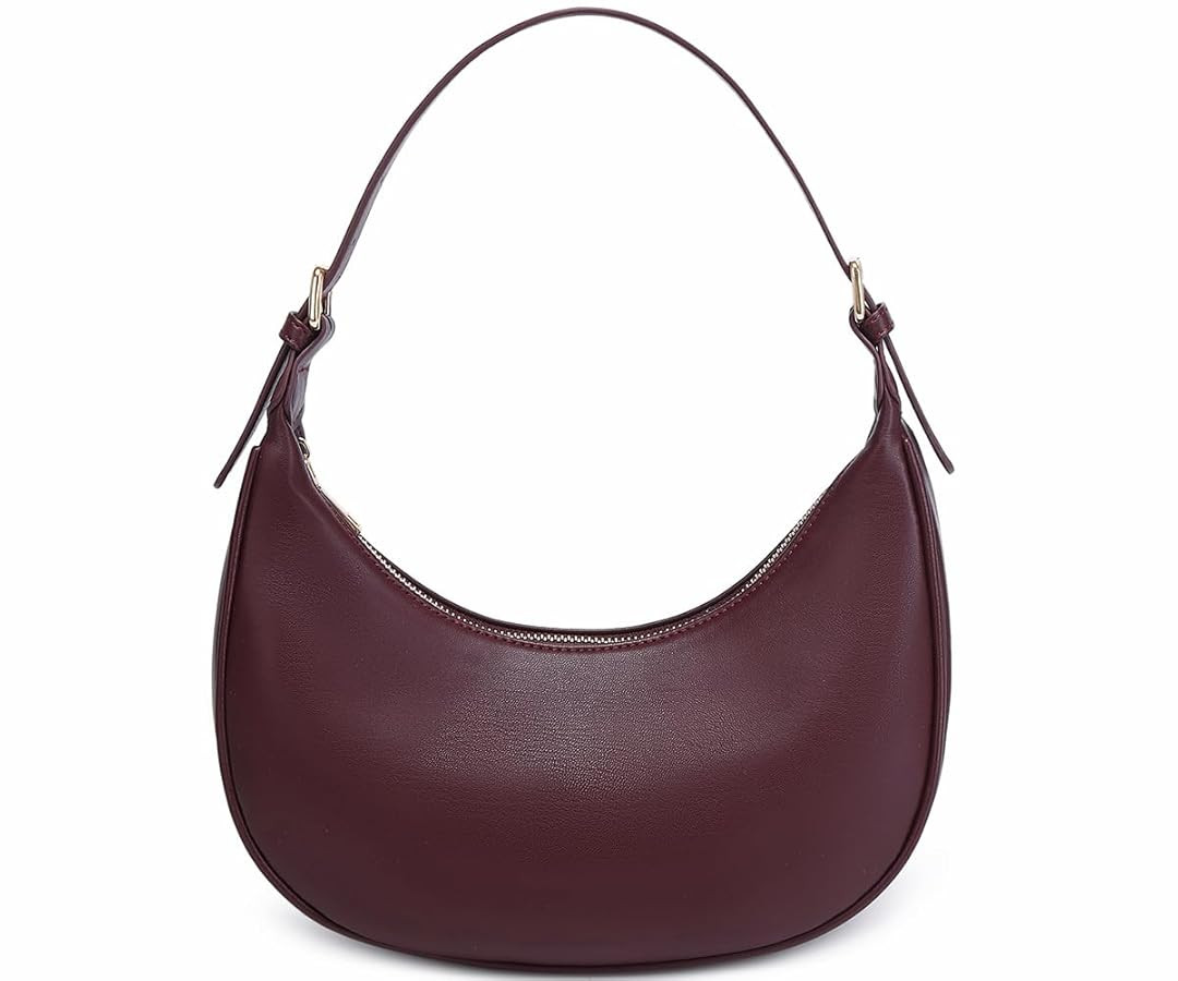 Fashion Small Crescent Underarm Shoulder Bag for Women Trendy Purse Hobo Handbags Clutch Crossbod... | Amazon (US)