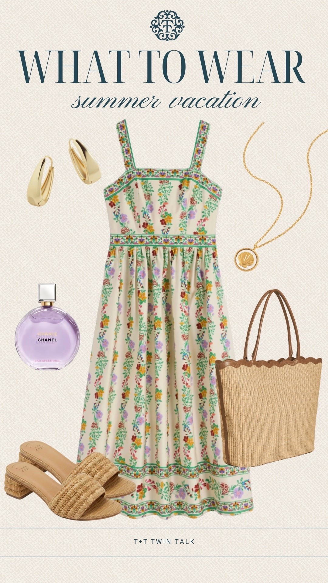 T+T, what to wear! This is a beautiful outfit for summer occasions such as a vacation dinner, resort night, or walking around somewhere coastal. s

#LTKSeasonal #LTKOver40 #LTKMidsize