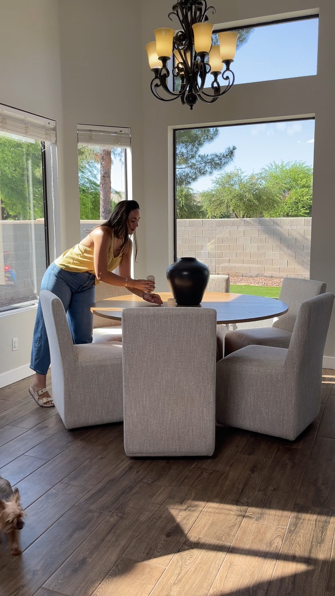 Let’s set up my dining room!! Still have lots to go but I am obsessed with how it’s turning out! 

#LTKFamily #LTKMidsize #LTKHome