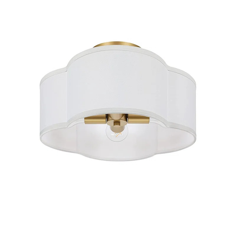 Fridoline 4-Light Fabric Semi Flush Mount Ceiling Light | Wayfair North America
