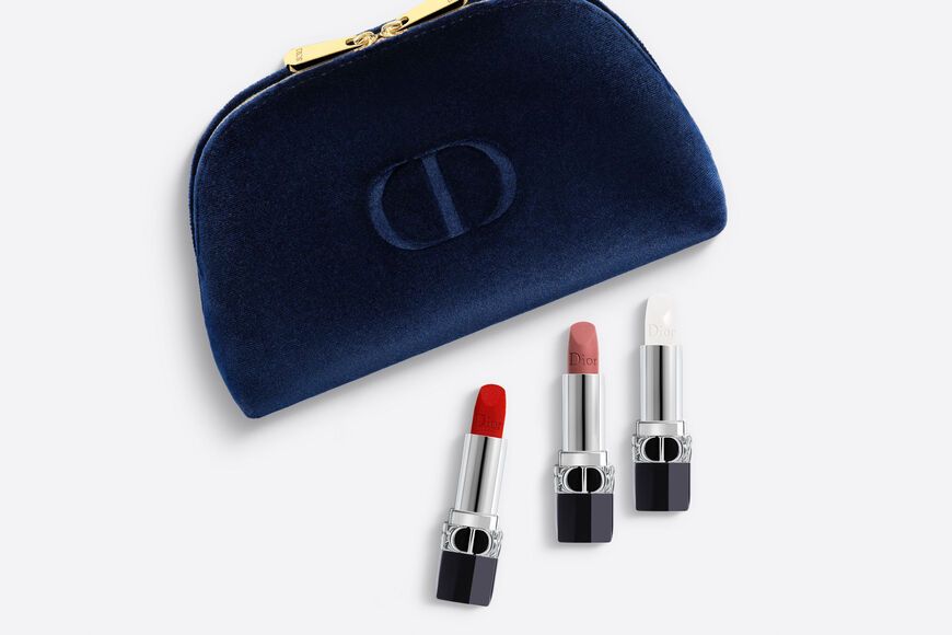 Rouge Dior Set: 2 Lipsticks and 1 Lip Balm | DIOR | Dior Beauty (US)