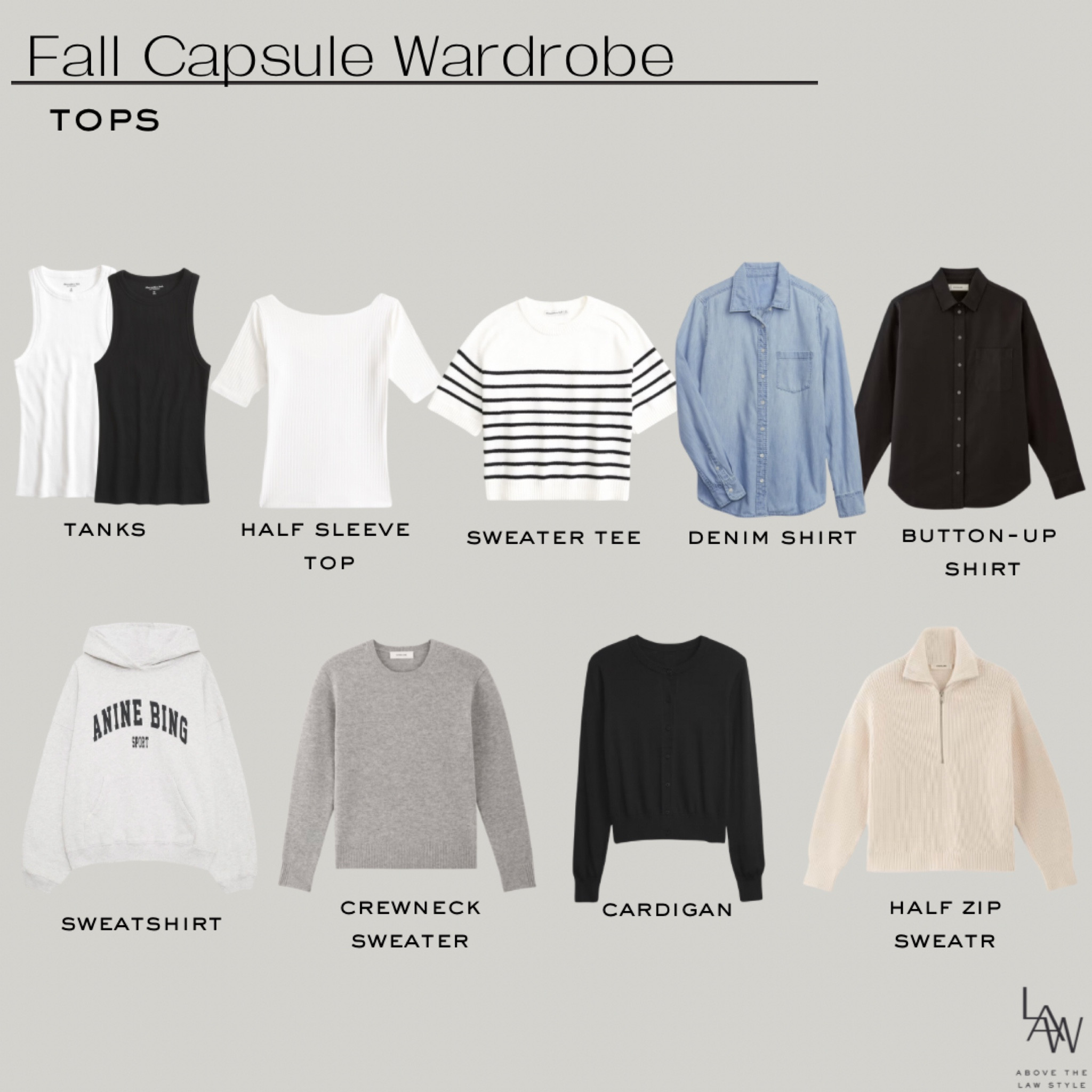 Fall Capsule: Tops

#LTKFindsUnder100 #LTKStyleTip #LTKFindsUnder50