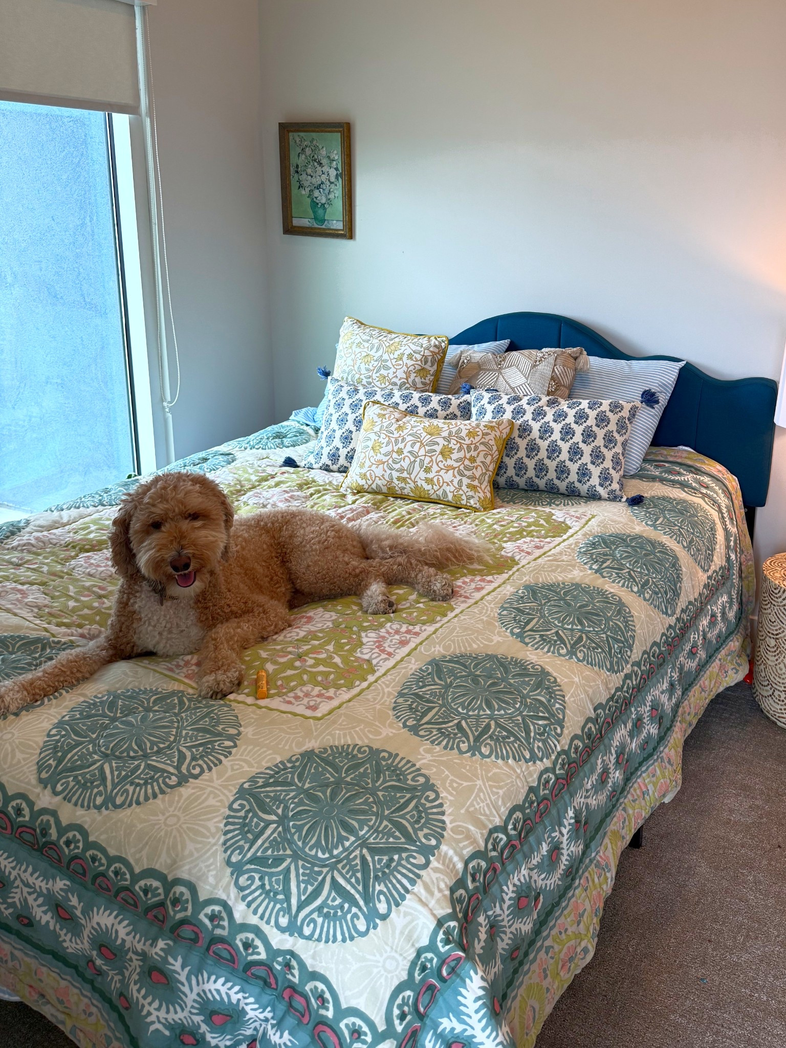 the blue boho bedding of my dreams 

#LTKHome #LTKSummerEdit