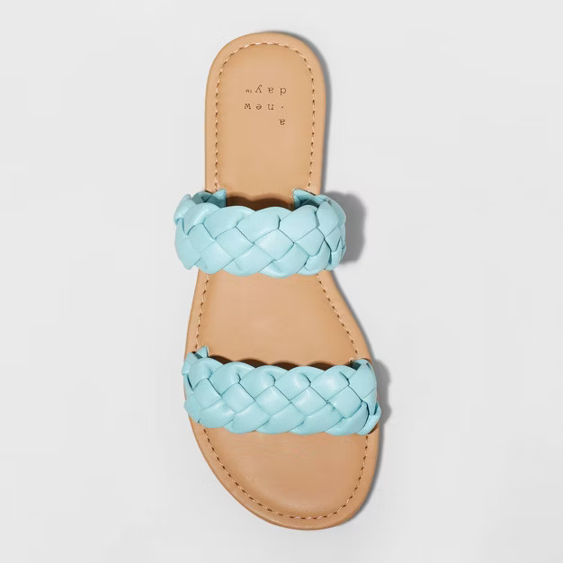 Women's Lucy Braided Slide Sandals - A New Day™ | Target
