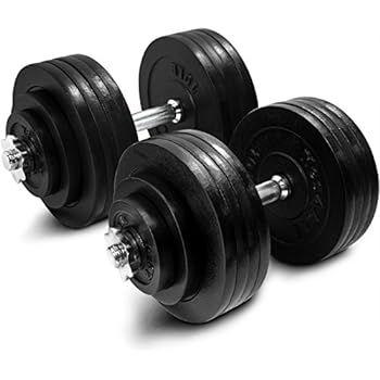 Yes4All Adjustable Dumbbells 40, 50, 52.5, 60, 105 to 200 lbs with Connector Options | Amazon (US)