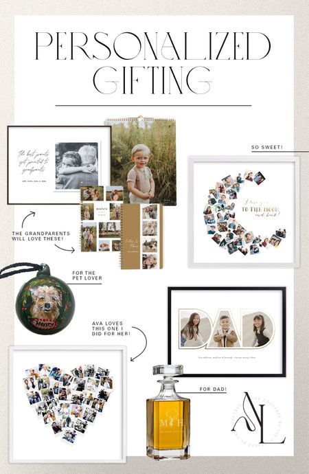 Personalized gifts all from Minted! If you’re ordering Christmas cards this year you can use my code ANDEEHOLIDAY23 for 20% OFF!  