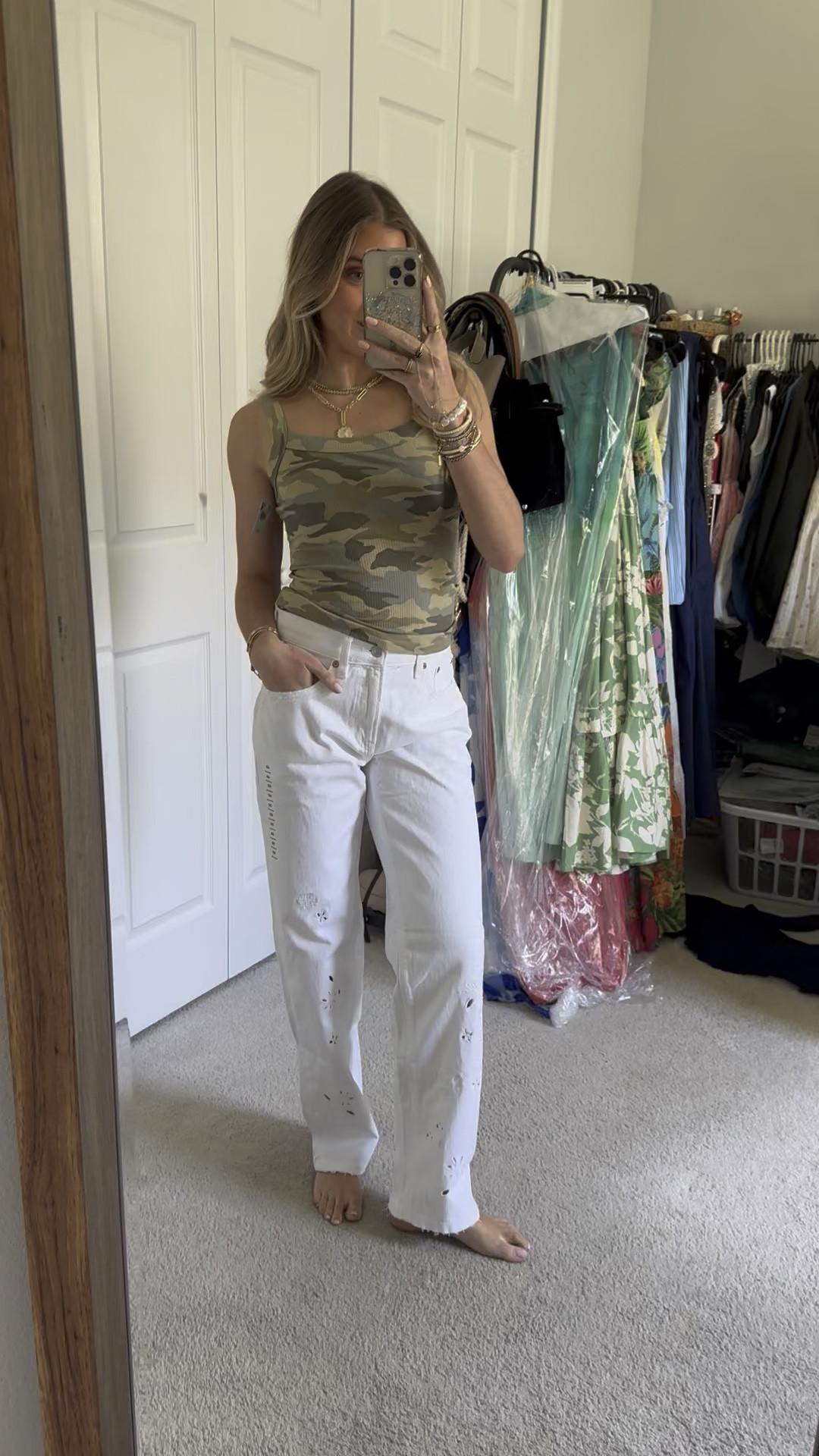 American Eagle haul. AE Daily Fave Tank Top in size small (wish it was XS) An easy, goes-with-everything silhouette that lives up to its name (and more). AE Strigid Embroidered Low-Rise Ex-Boyfriend Jean in size 00. A super relaxed, laid-back look inspired by your old flame. Dump him, not his denim. a big ole box of new American Eagle goodies the perfect pieces for spring and summer fashion I cannot wait to mix and match to create different outfits 😌💓 I am 5’4 and size 25 waist for reference. If you want to see a try on, LET ME KNOW!!! @American Eagle 

#americaneagle #americaneaglehaul #springfashion #springstyle #summerstyle #summerfashion #tryonhaul #tryon #tryonwithme #trendyoutfits #trendyclothes #styleinspo #trending #currentfashiontrend #fashiontrends #aerienewarrivals #americaneagleshorts #americaneagletryon #aegifted #aejeans spring fashion, spring style, American Eagle, American Eagle try on haul, new arrivals, summer fashion, warm weather outfits, AE jeans, jeans for summer. 

#LTKFindsUnder50 #LTKSaleAlert #LTKWatchNow