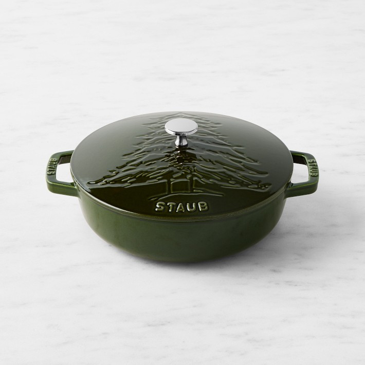 Staub Enameled Cast Iron Pine Tree Braiser, 2 1/2-Qt. | Williams-Sonoma