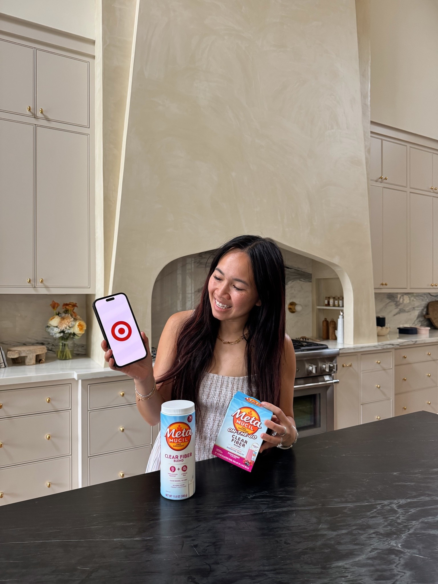 #ad #Metamucil_Partner 5 simple wellness habits that actually feel doable lately—nothing extreme, just what’s been working for us. From getting a few miles in each week to eating more at home and adding Metamucil Clear Fiber into my daily routine. Fiber IS the NEW protein It mixes so easily into whatever I’m drinking. Its easy to incorporate into our daily routine and honestly there’s just so many benefits to getting enough fiber in your body; good digestive health, gut health, and more. You can grab it in stores or order curbside at @target @metamucil #TargetPartner #Metamucil_Partner @shop.ltk #liketkit https://on.ltk.com/+OfrFYoKu4SRWfmTS0NhEwQ

"†Diets low in saturated fat and cholesterol that include 7 grams of soluble fiber per day from psyllium husk, as in Metamucil, may reduce the risk of heart disease by lowering cholesterol.  One serving of Metamucil has 2.4 grams of this soluble fiber."