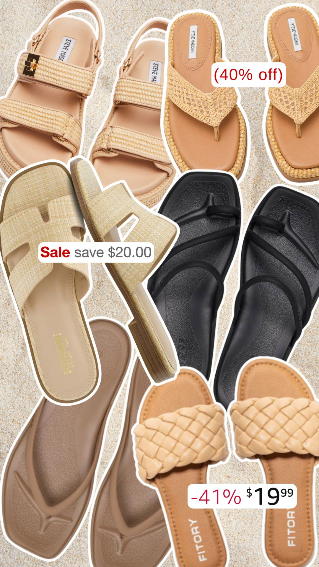 Sandals I've been wearing on repeat this summer!

Some of my favs are on sale!

summer fashion | summer footwear | shoes | sale | amazon | target | steve madden 

 #LTKSeasonal #LTKSaleAlert