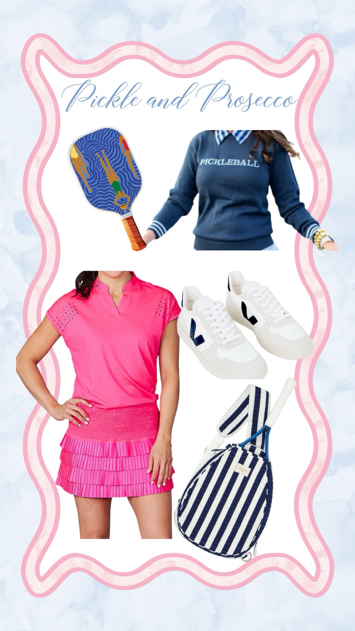 Pickleball and Prosecco outfit 

#LTKstyletip #LTKfitness #LTKfindsunder100