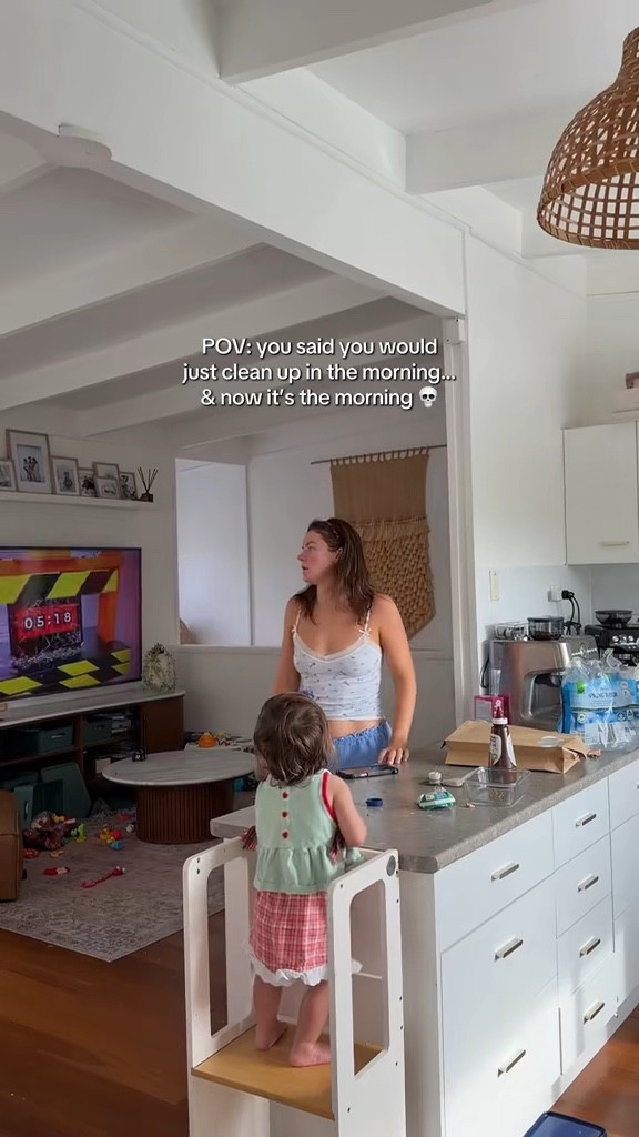 type a girlies look away... 00 cause 1 can in fact sleep like a baby with a sink full of dishes & I'm workin on that for 2026 #mumtok #adhd #morningroutine
#reality #motherhood

#LTKhome #LTKfamily #LTKaustralia