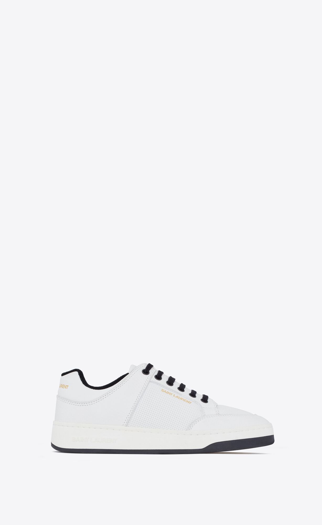 sl/61 low-top sneakers in grained leather | Saint Laurent Inc. (Global)