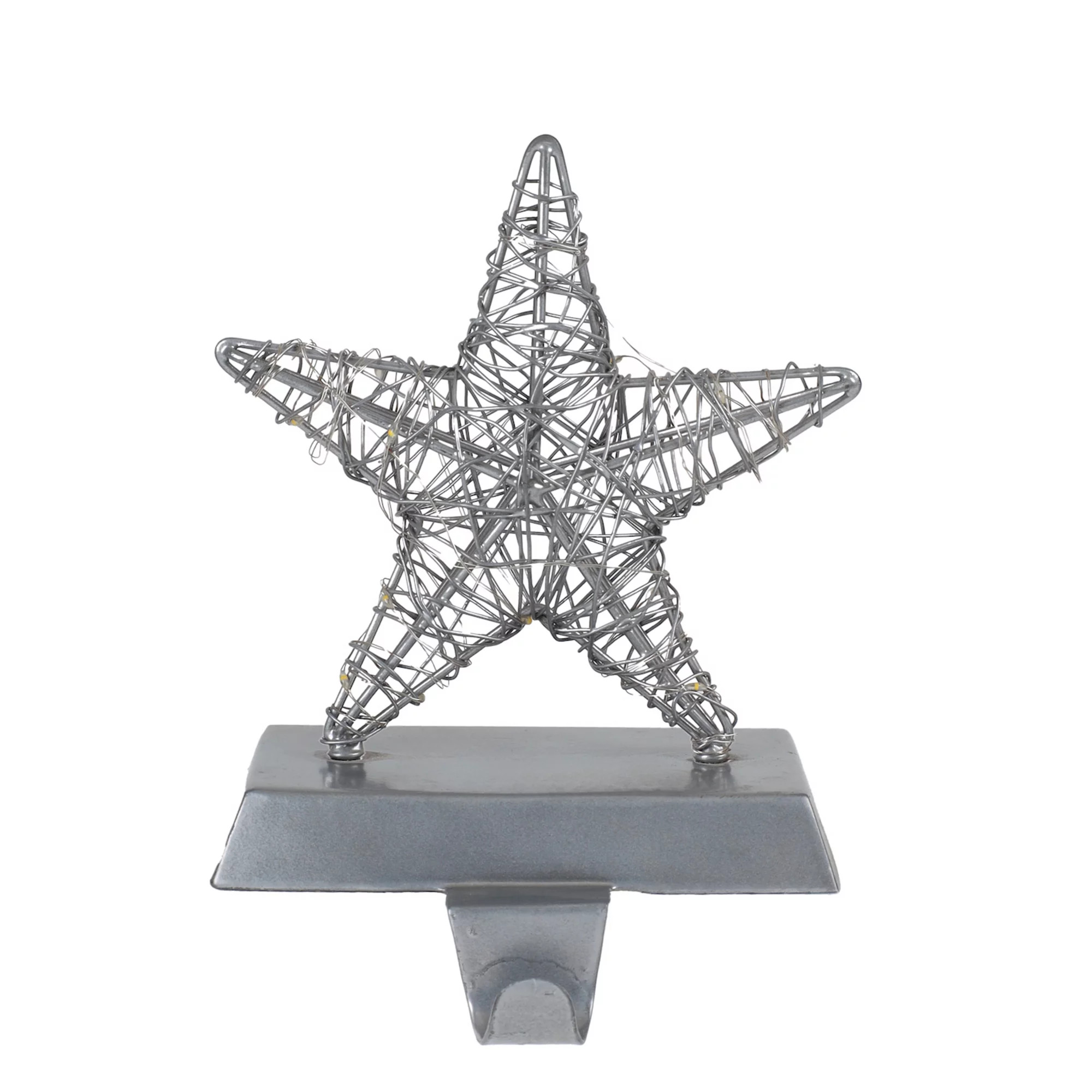 St. Nicholas Square® Silver Finish LED Star Stocking Holder | Kohl's