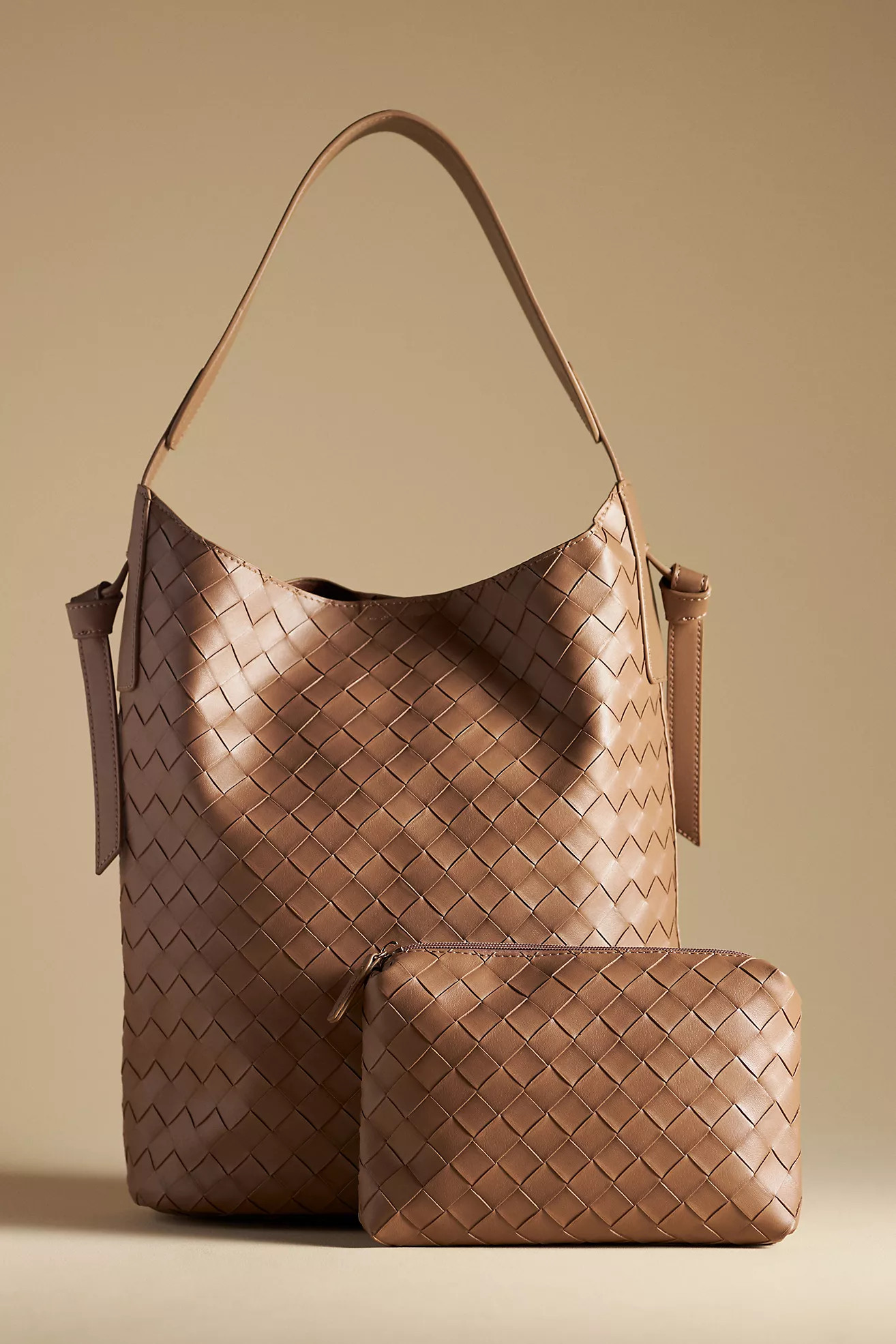 Woven North South Bucket Bag | Anthropologie (US)