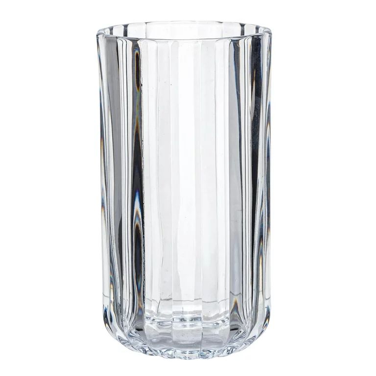 Better Homes & Gardens Clear Glass Fluted Tumbler Glass 14oz | Walmart (US)