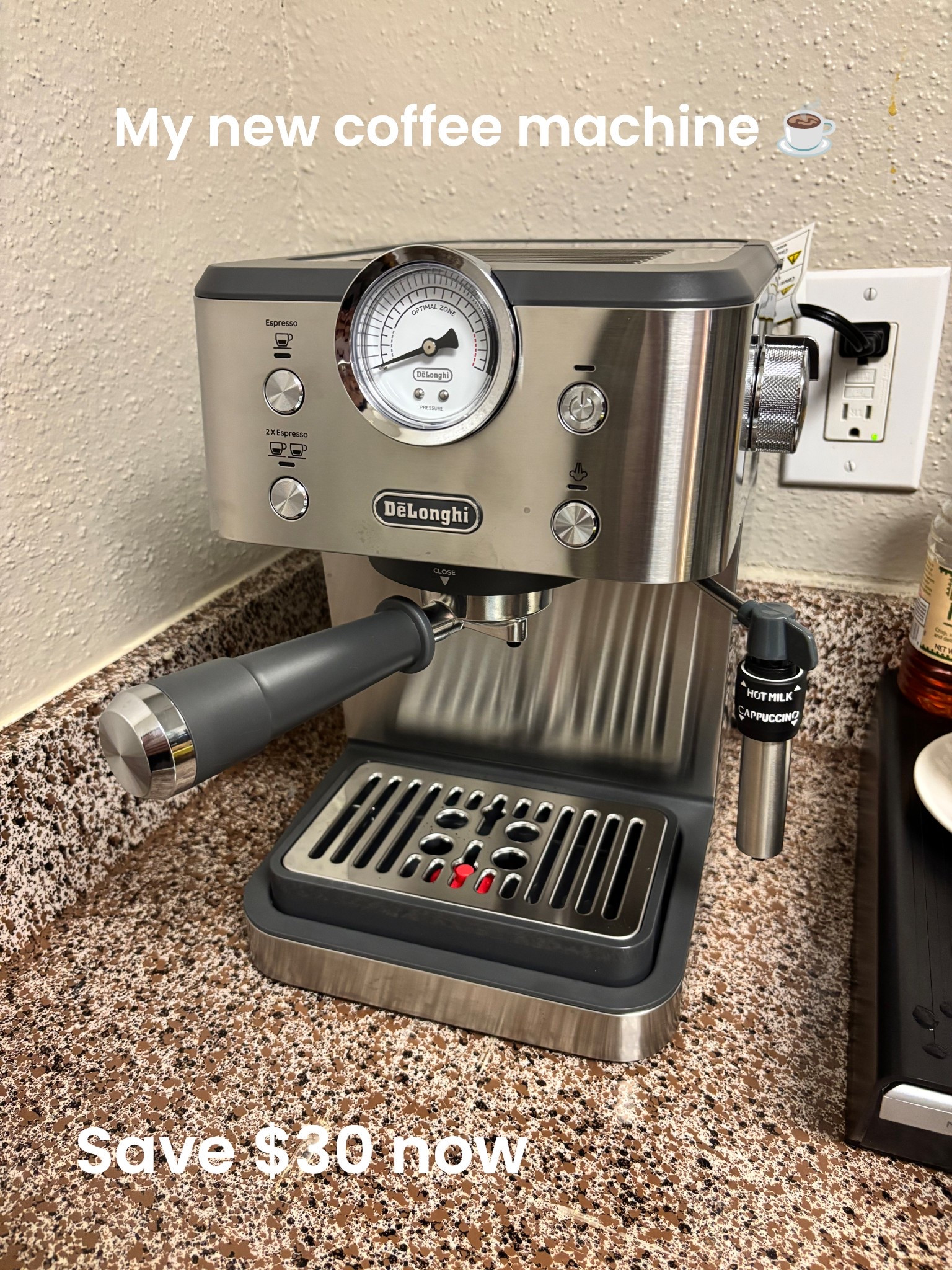 My new DeLonghi espresso maker! Im new to making espresso at home, so I needed a machine that was perfect for a beginner. This one is beginner friendly and is on sale now! I picked up some Lavazza coffee and my first cup of coffee was amazing ☕️


Coffee maker, Black Friday, Black Friday deals, espresso maker, espresso machine, kitchen appliances on sale, coffee machine Black Friday, DeLonghi

#LTKSaleAlert #LTKGiftGuide #LTKCyberWeek