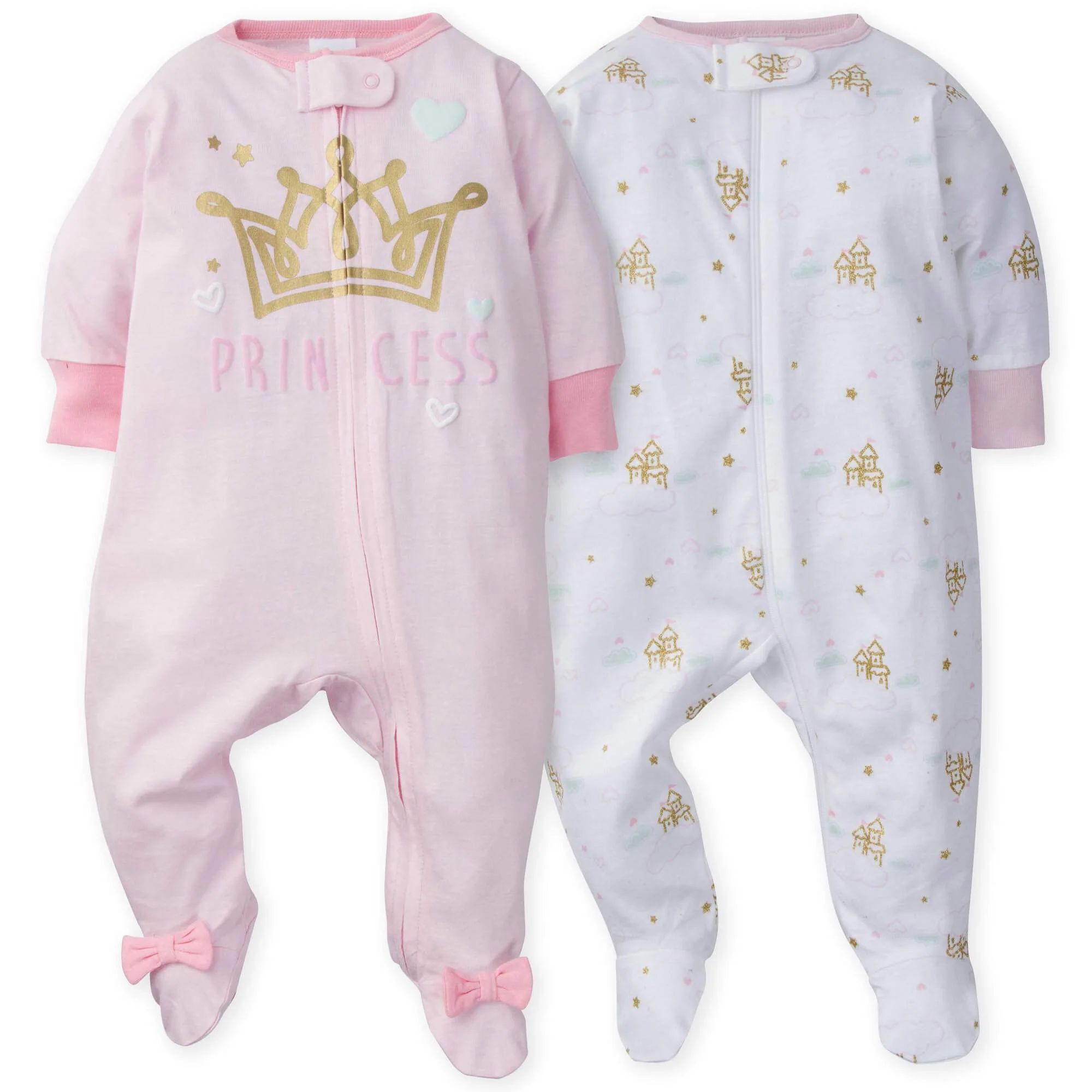 2-Pack Baby Girls Princess Castle Sleep N' Plays | Gerber Childrenswear