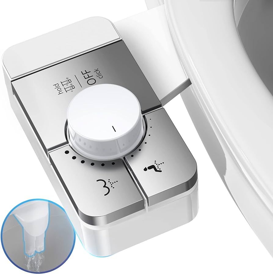 Veken Bidet Attachment for Toilet - Ultra-Slim Self Cleaning Fresh Water Sprayer Bidets Baday Bed... | Amazon (US)