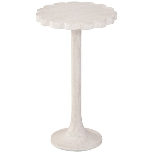 Lachlan Accent Table, White | One Kings Lane