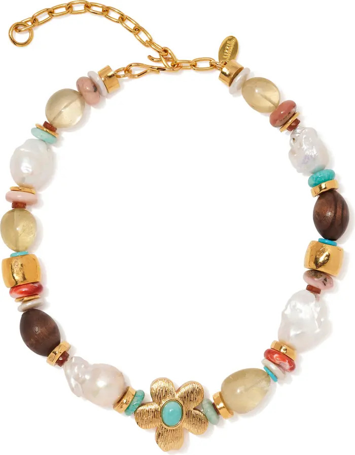 Mistflower Mixed Bead Necklace | Nordstrom