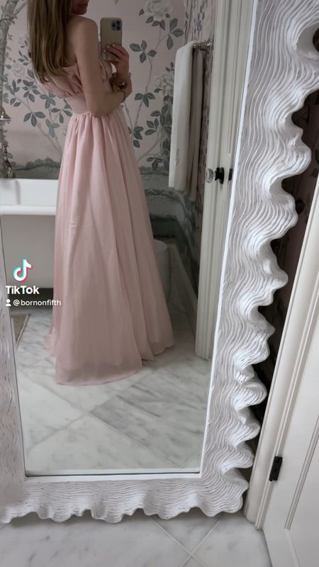 Princess dress! The prettiest pink. Black tie dress. Prom dress. Balletcore. Wedding guest spring dress. 

#LTKSeasonal #LTKwedding #LTKstyletip