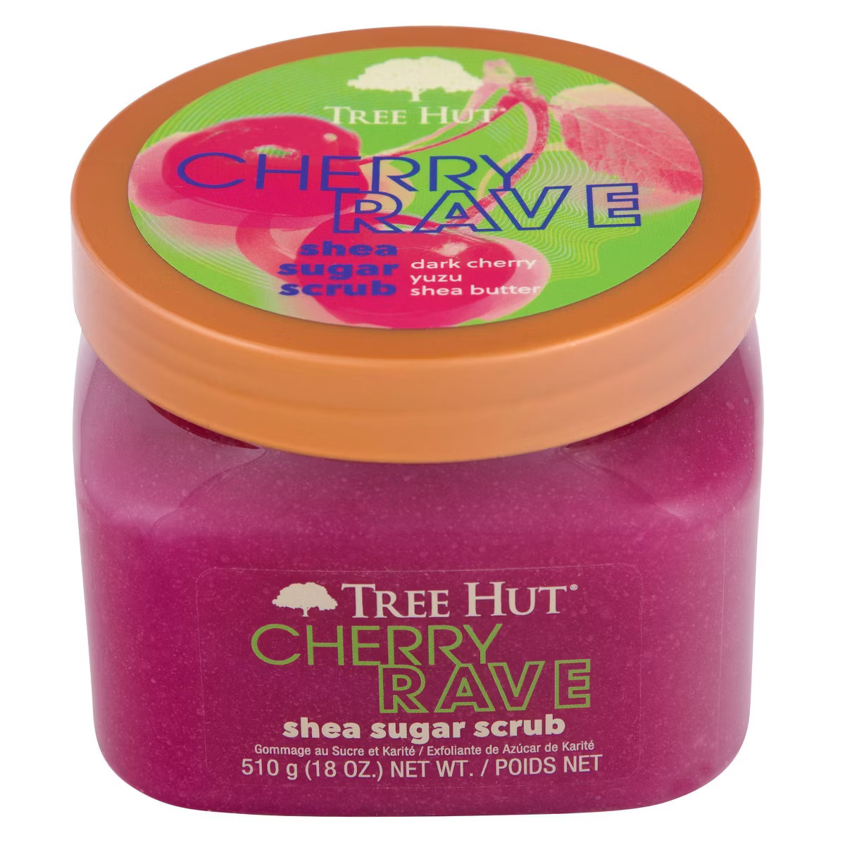 Tree Hut Cherry Rave Shea Sugar Body Scrub - 18oz | Target